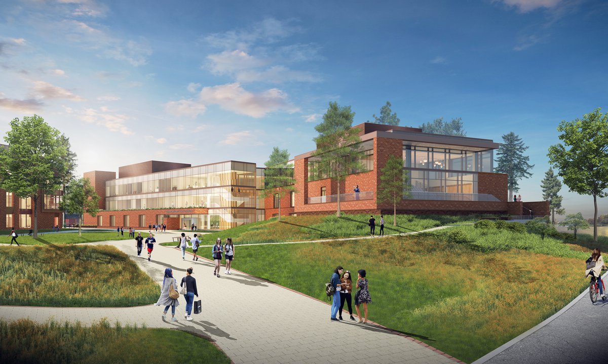 Quinnipiac business school rises on new campus quad Pei Cobb Freed & Partners