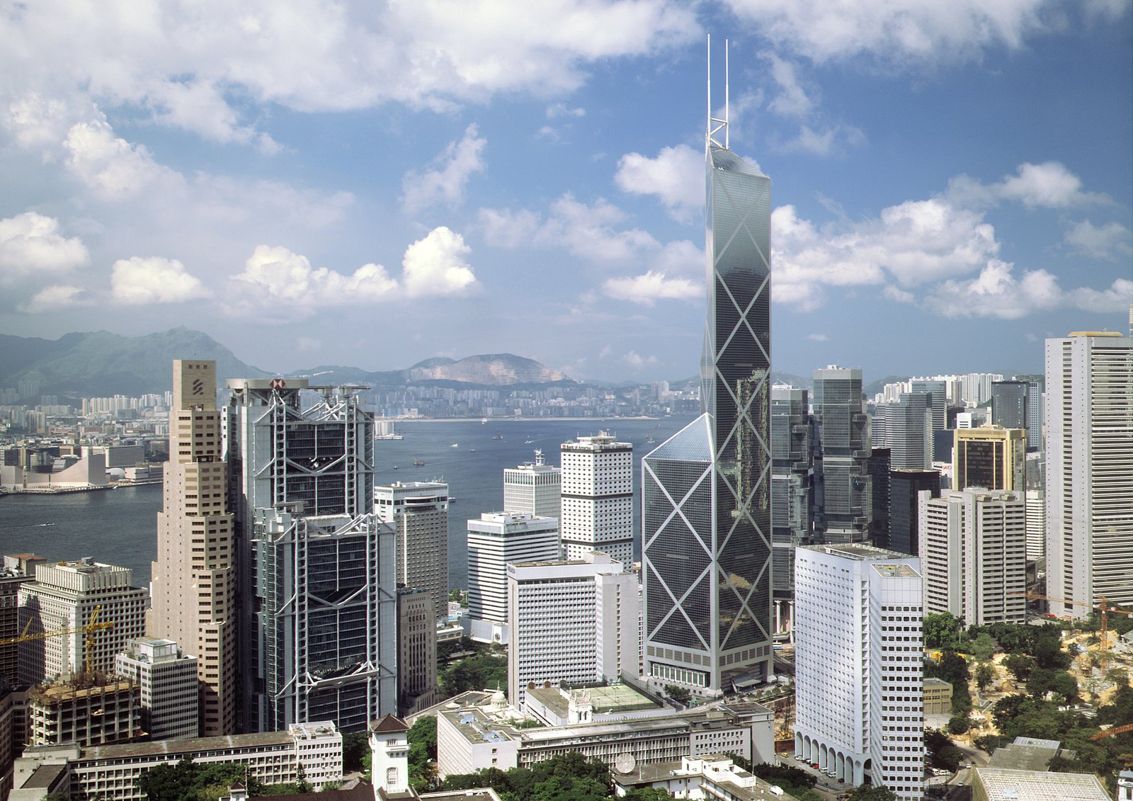 香港中銀大廈外觀｜來源：Paul Warchol / Pei Cobb Freed & Partners